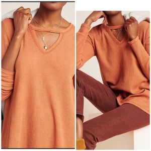 NWOT Anthropologie T. la Nadia Waffle Knit Top XS